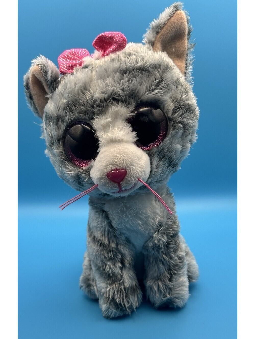 Ty Beanie Boos💜Kiki The Cat 6" No Hang Tag Used